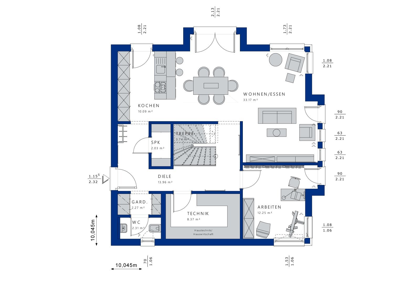 Neubau Einfamilienhaus mit Grundstück in Lemberg-Langmühle