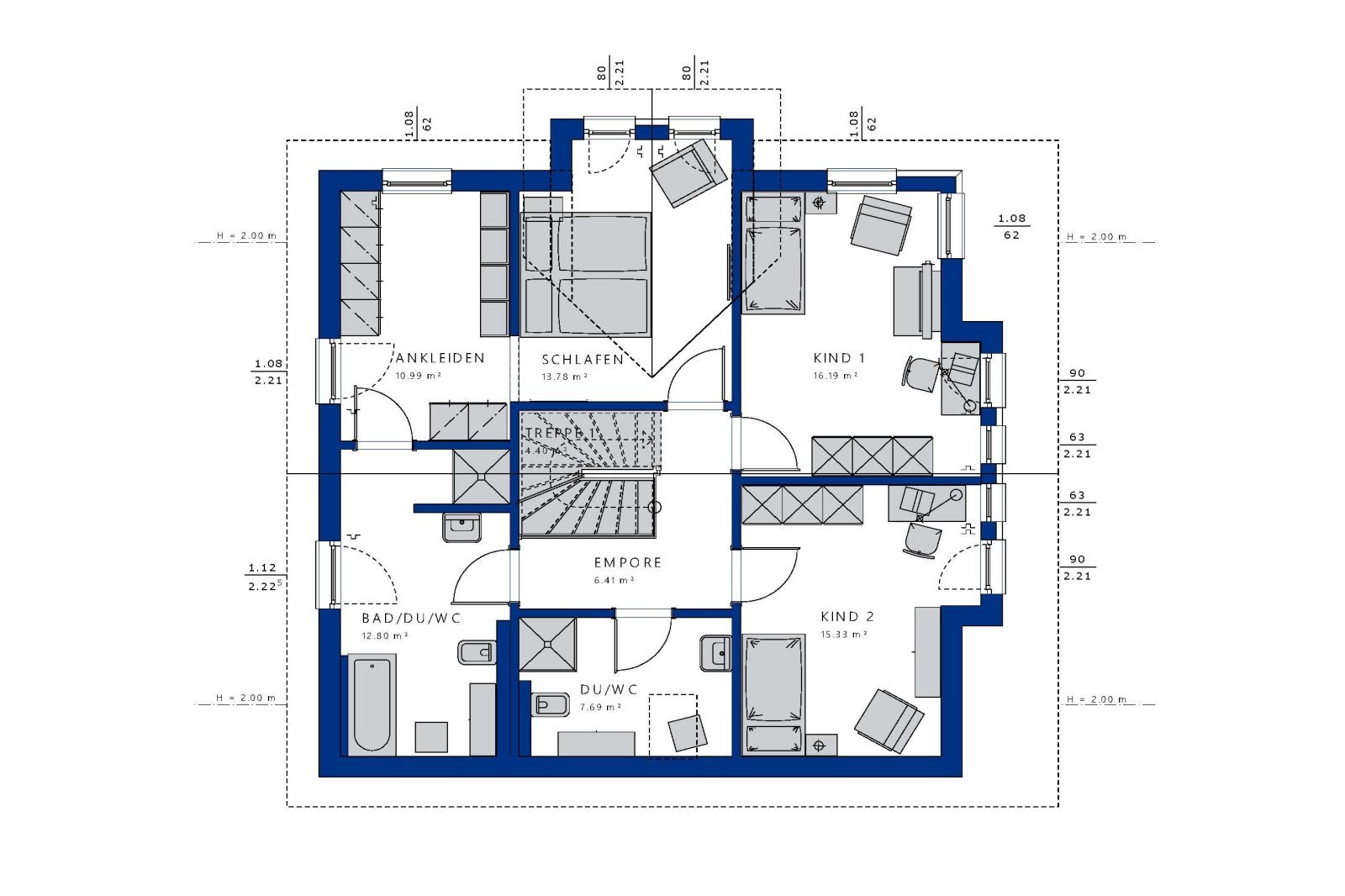 Neubau Einfamilienhaus mit Grundstück in Lemberg-Langmühle