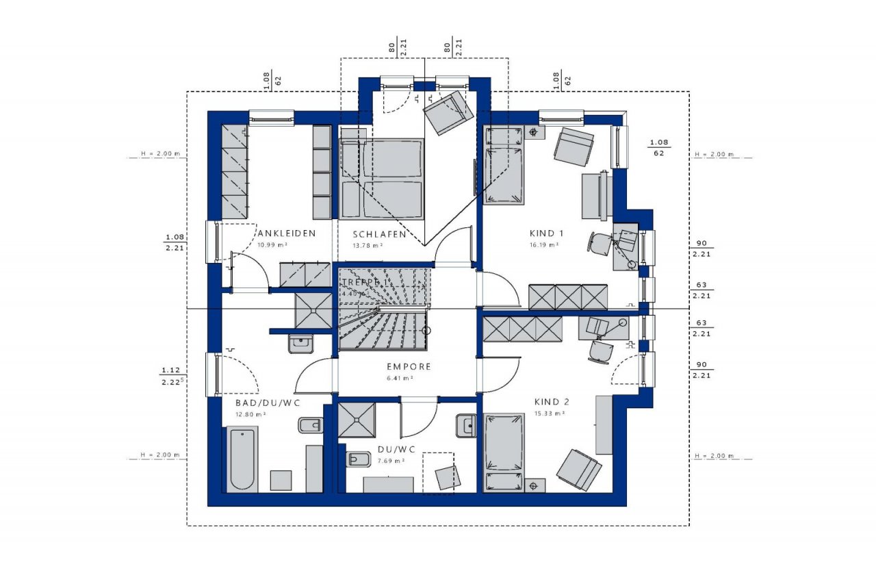 EVOLUTION 161 V3 - Grundriss DG